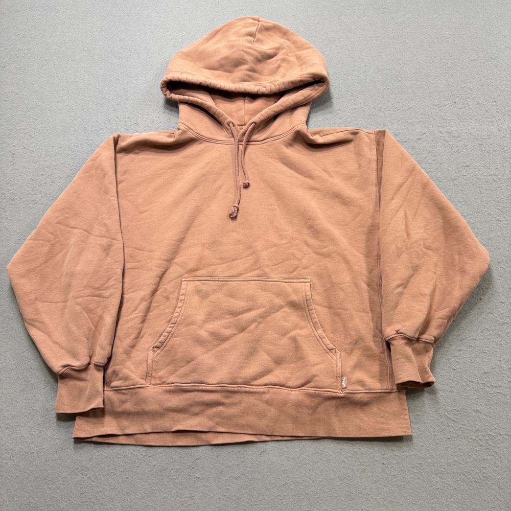 TNA Aritzia Hoodie Women's‎ 2 Mauve Pink Fleece Pullover Sweatshirt Loungewear
